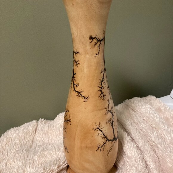 WOOD VASE - Picture 5 of 6